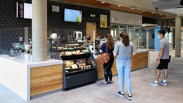 Stacks Cafe in the Billington Library